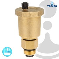 Tecuro SchnellentlüFter DN15 - 1/2 Zoll Mit Automatischer Absperrung