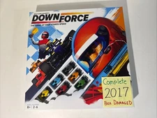 DownForce Auto Racing Board Game 2017 Restoration Games Complete Box Damaged