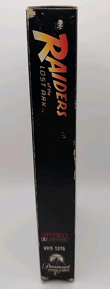 Raiders of the Lost Ark VHS 1983 1st Release Paramount VHS 1376 No UPC VG - Image 3 of 4