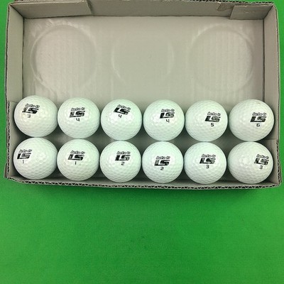 12 Assorted Ti Tech Beta LS Golf Balls For Practice or Casual Play