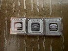 Lot Of 3 - 1 Gram Geiger .999 Fine Silver - UV Activated Security Numbers