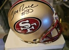 Jerry Rice #80 49ers Autographed Mini Riddell Helmet HOF Pictured COA HOLOGRAM