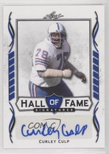 2021 Leaf Signature Hall of Fame Auto Blue Curley Culp #HOF-CC1 Auto HOF 4ib