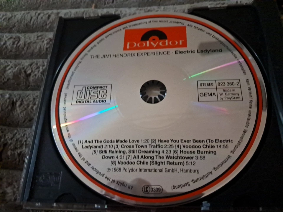 Jimi Hendricks Electric Ladyland 2 CD Polydor W. Germany  Nude Cover 16 Tracks  - Image 2 of 4