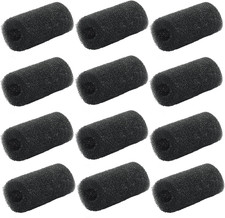 12 Pack 0.8 Inch Aquarium Pre-filter Sponge Intake Cover Foam Fish Tank Filter