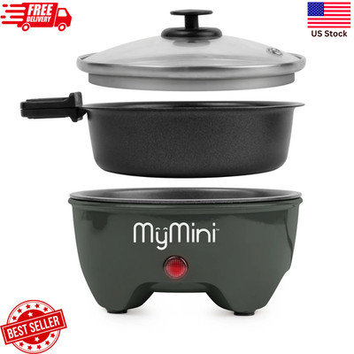 MyMini 5-inch Noodle Cooker & Electric Hot Pot - Ramen Maker - Blackberry - NEW