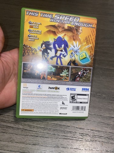 Sonic the Hedgehog (Microsoft Xbox 360, 2006) completo en caja en caja con manual - Imagen 12 de 13