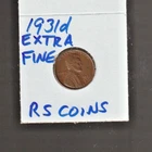 1931 D   XF  LINCOLN  CENT  ~ NICE  HI GRADE  EXTRA FINE ~ #39S free ship