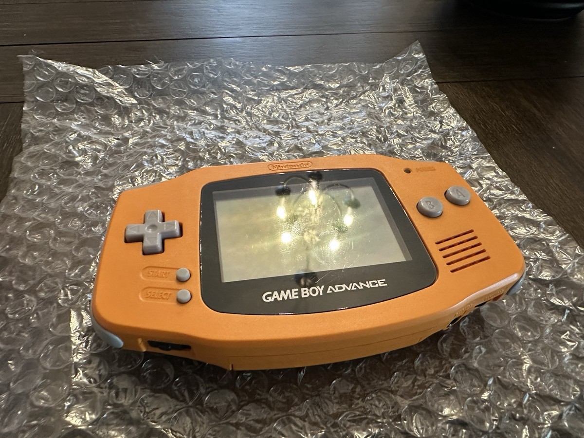 Nintendo Game Boy Advance Launch Edition Orange Handheld System