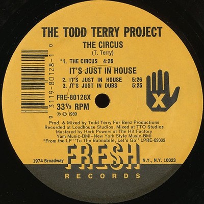 The Todd Terry Project - The Circus / Weekend (12'') (Very Good (VG)) - 397926263