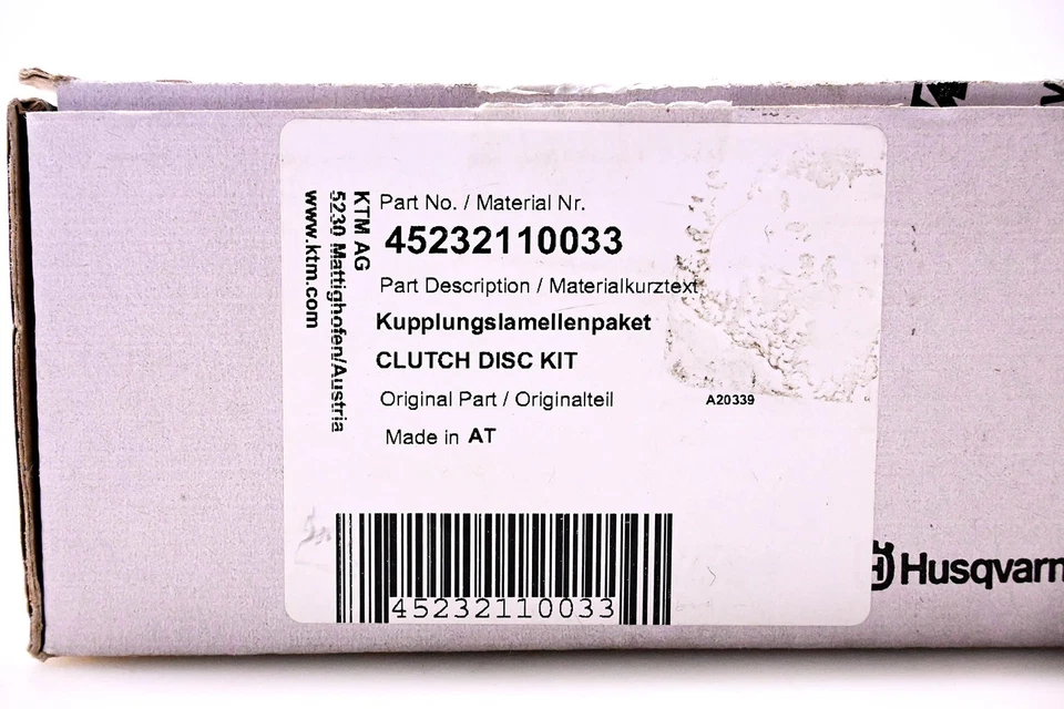 Genuine KTM 50 SX SXS MINI 2013 2014 2015 COMPLETE CLUTCH KIT 45232110033 Foto 3 de 3