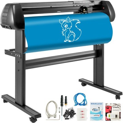 VEVOR Schneideplotter Plottermaschine 720mm Vinyl Schneideplotter Folienplotter