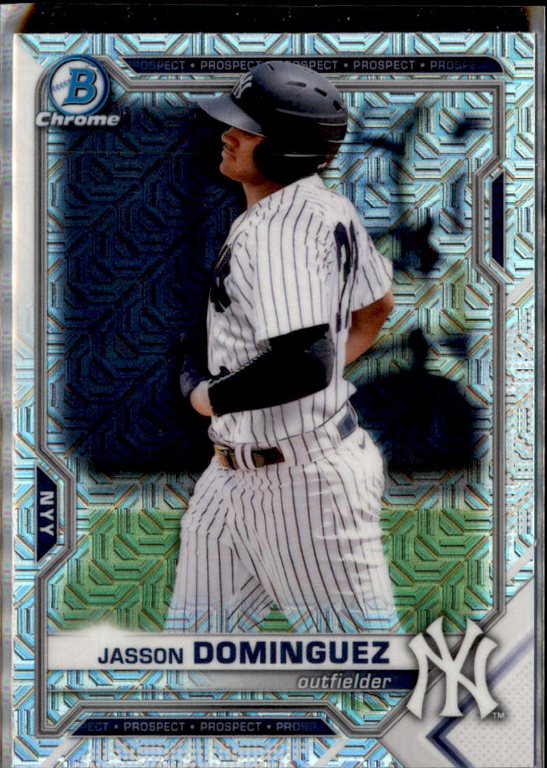 2020 Bowman Chrome #BCP-243b Jasson Dominguez Prospects Mojo Refractor : Running