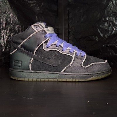 Size 10.5 Nike SB Dunk High  Black Purple Box  833456-002 Doom Purple Haze