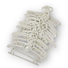 20 Piece Lot of Baby Toddler Kid Hangers Plastic Children Adjustable Extendable