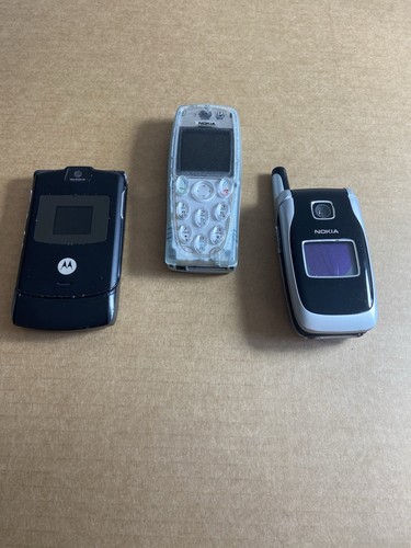 # Vintage Mobile Collector's Lot - Motorola & Nokia Handsets + Accessories