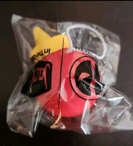 1x Jack in the Box (2024) Deadpool Wolverine Antenne Kugel Ornament Topper Neu USA - Bild 2 von 2