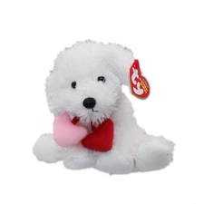 Ty Beanie Baby ❤️ LOVEYPUP THE DOG 5" Plush New MWMT's