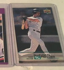 TODD HELTON 1999 UPPER DECK SWINGING FOR THE FENCES INSERT CARD #S12 ROCKIES HOF