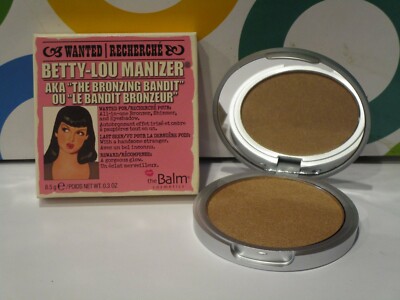 THE BALM COSMETICS ~ BETTY-LOU MANIZER THE BRONZING BANDIT ~ 0.3 OZ BOXED