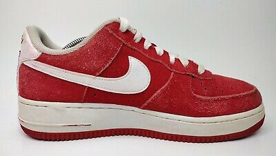 スニーカー Nike Air Force 1 Low Dusty Red Suede Nike Air Force 1 Red Suede Low Top Sneakers Sz 6Y Women's Sz