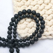 8mm Volcanic Rock Lava stone Round Beads DIY Jewelry Making