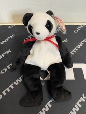 Ty Beanie Baby - FORTUNE the Panda Bear 8" NEW MWMTs Plush Stuffed Animal Toy