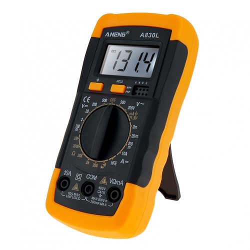 Ohmmeter Ammeter Capacitance Tester LCD Display AC / DC Digital Multimeter Voltm - Picture 10 of 12