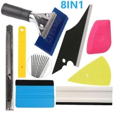 Car Window Tint Tools Kit Car Film Tinting Scraper Squeegee Vinyl Wrap Install