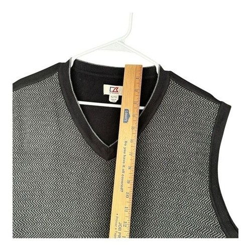 Cutter & Buck Men’s XL Grandpa Sweater Vest cotton Silk Office Career Old Money - Picture 6 of 13