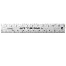 Fairgate Cuff Wide Rule 1-3/4" X 12", 14-111 Cuff-Width Ruler