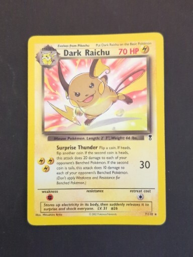 Dark Raichu 7/110 Pokemon TCG Legendary Collection | eBay