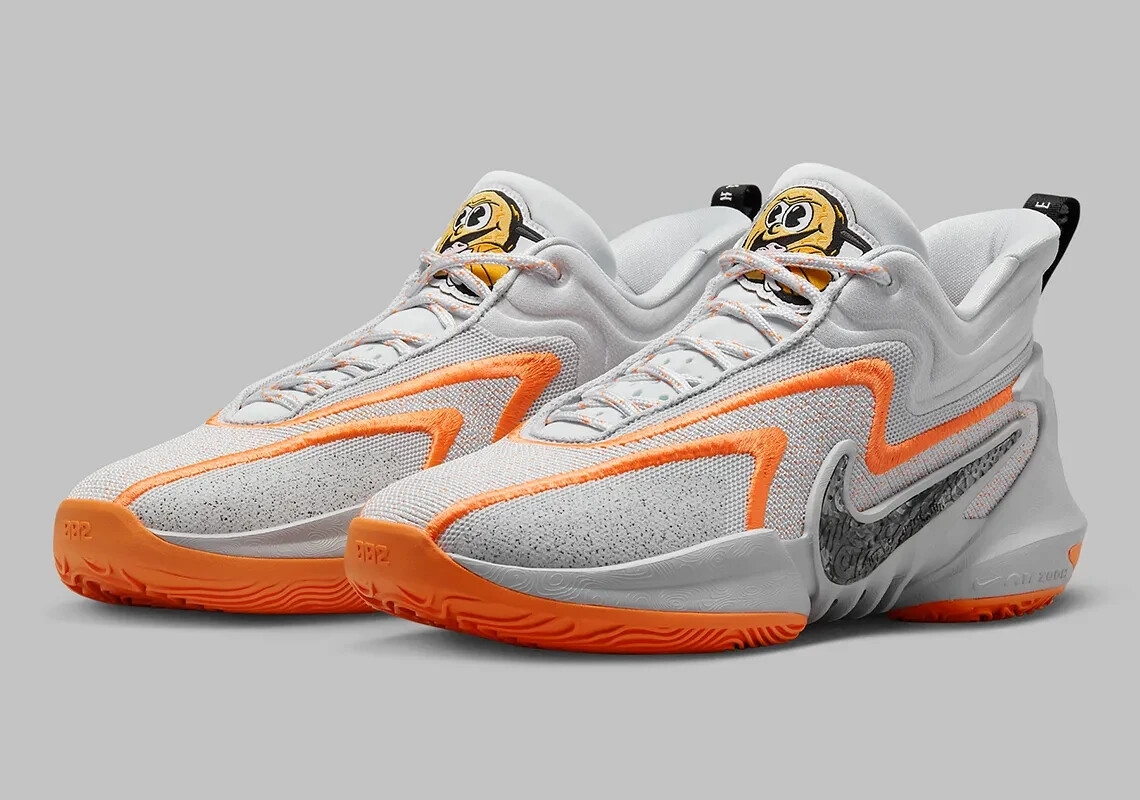 Nike Cosmic Unity 2 Men\'s US 18 Wolf Grey platinum Orange  Basketball Amazon.com | Nike Cosmic Unity 2 Basketball Shoes (DH1537  main image 3