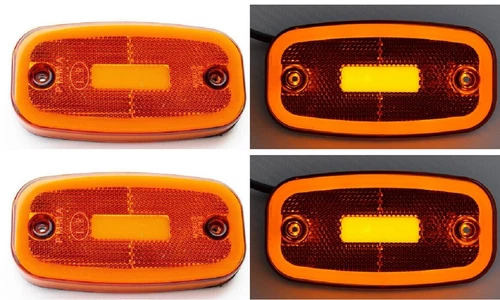 # 12/24V LED 4x Position & Indicator Lights For Truck Chassis Mercedes MAN Volvo