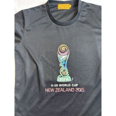 2015 FIFA U-20 World Cup New Zealand Black Shirt Active Top Men's
