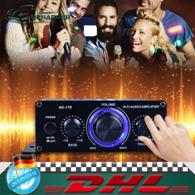 400W HiFi Audio Verstärker 12V Auto Stereo Mini Power Amplifier Audioverstärker