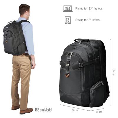 Everki 18.4'' Business 120 Travel Checkpoint Friendly Protective Laptop Backpack