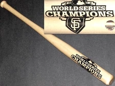 SAN FRANCISCO GIANTS~2012 WORLD SERIES CHAMPS~NEW 18" MINI SOUVENIR BASEBALL BAT