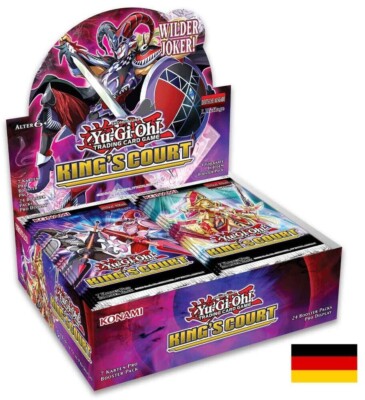 KONAMI Yu-Gi-Oh! TCG 1. Auflage King's Court - 24 Booster Packs
