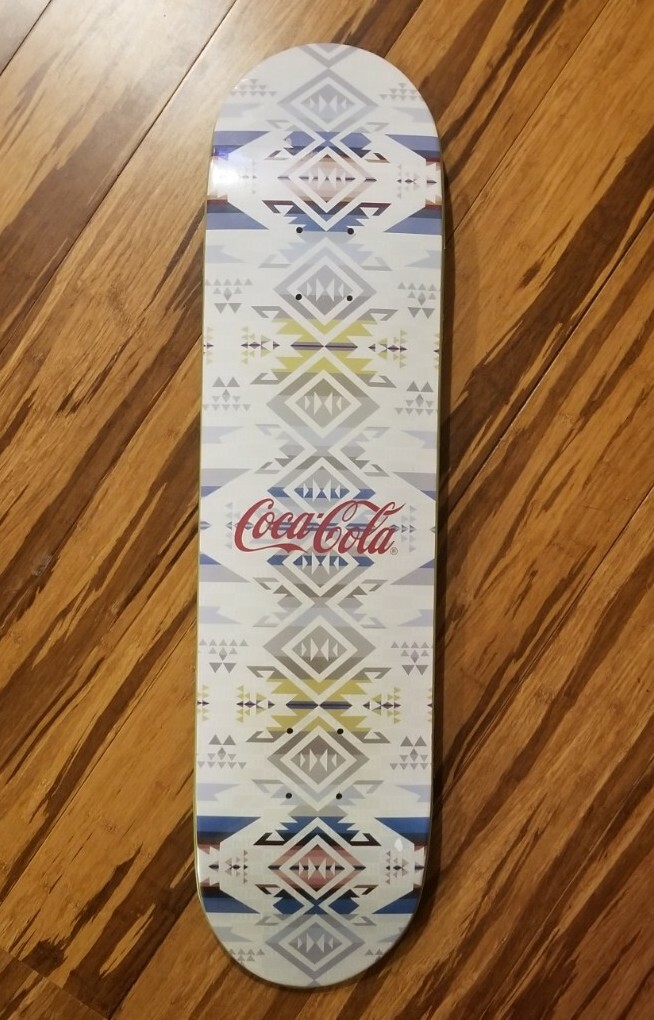 KITH X COCA-COLA X PENDLETON WHITE SAND LOGO DECK *** In Hand