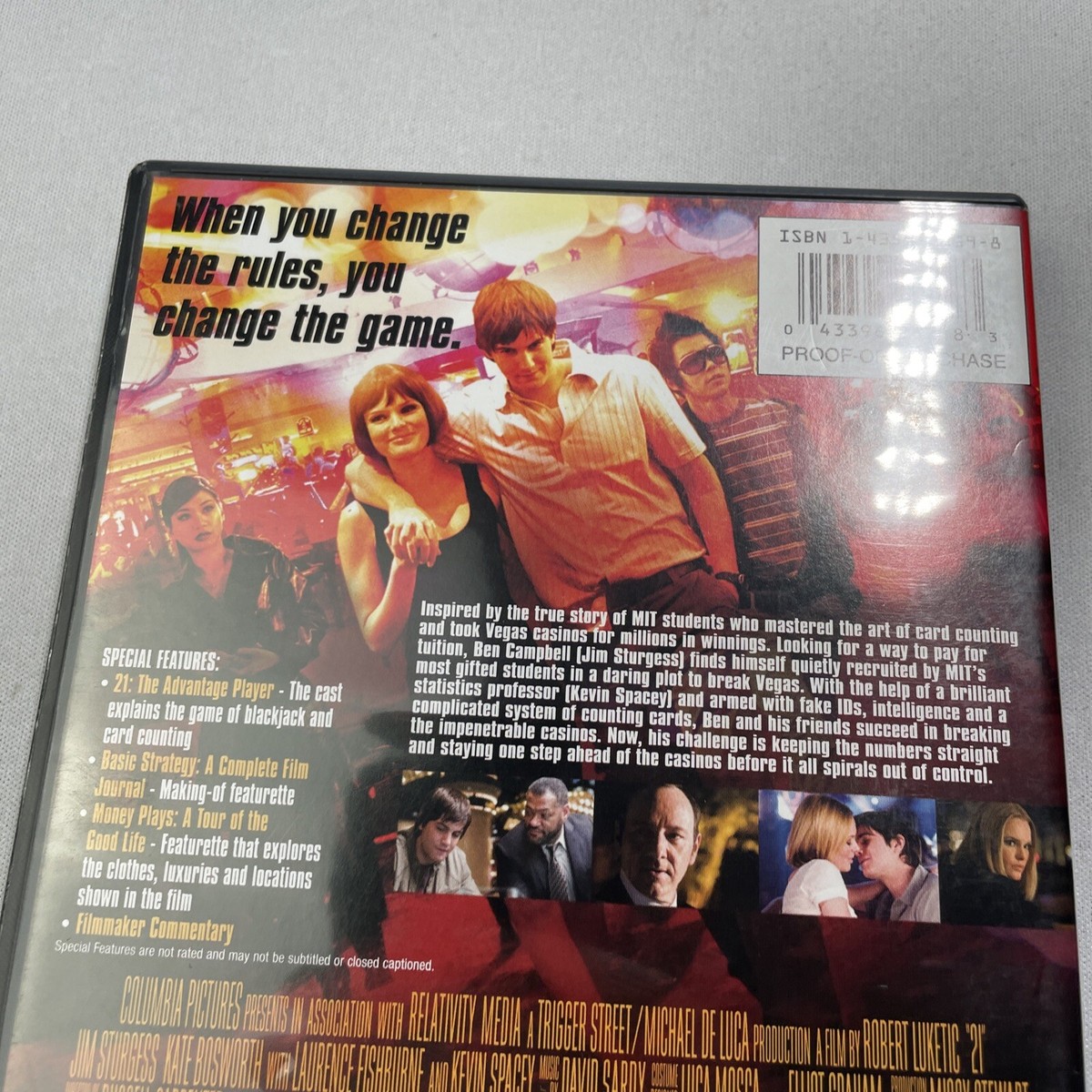 21 (DVD, 2008, Single Disc Version) VG+ 43396267183| eBay