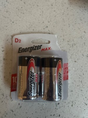 2 x Energizer E95BP-2 D 18000 mAh Single Use Batteries