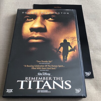 Walt Disney: Remember the Titans (DVD 2000 w/ Guide) Football Race Segregation +