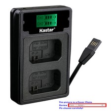 Kastar Battery LCD Dual Charger for Sony NP-FW50 BC-VW1  ILCE-5000 Alpha a5000