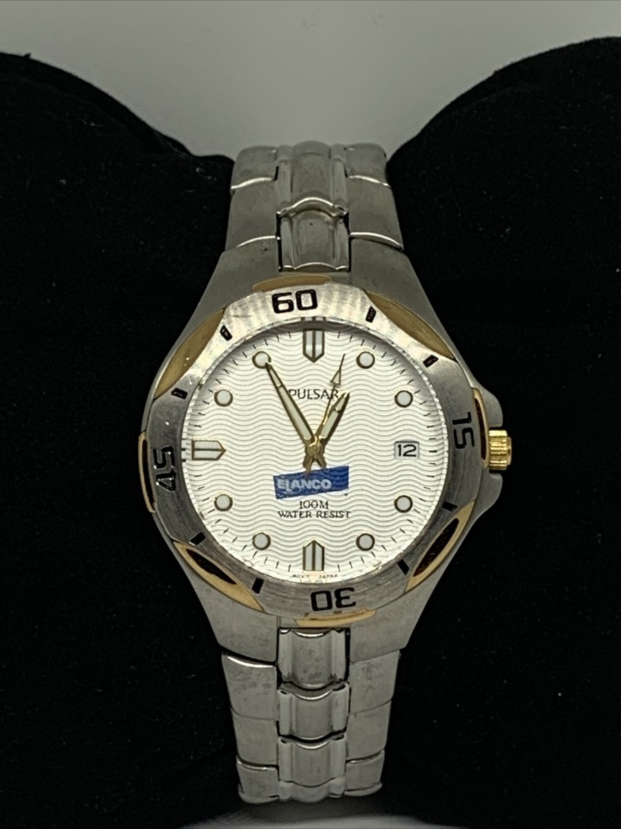 Pulsar By Seiko Men\'s Two Tone Watch VX42-X019 Pulsar by Seiko Mens Diver Watch VX42-X062 Measures 10  main image 4