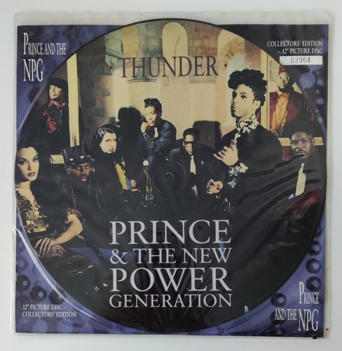PRINCE & THE NEW POWER GENERATION - 1992 - "THUNDER" - 12" PICTURE DISC* - *NM*