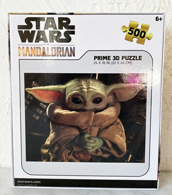 Star Wars The Mandalorian Baby Yoda Disney+ Prime 3D 500 Piece