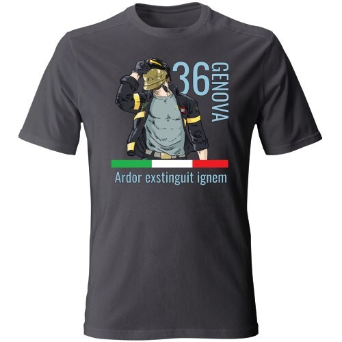 t-shirt unisex Vigili del Fuoco Comandi Provinciali - Foto 3 di 6