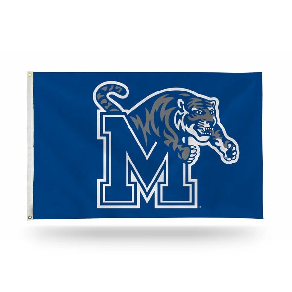 Memphis Tigers Blue Background Team Logo Flag 3x5 FT Banner