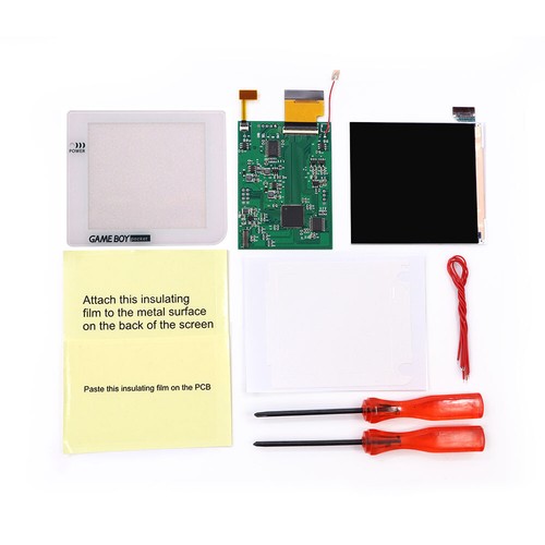 White Lens OSD Q5 IPS Backlight LCD Kit+Pre-cut Shell für GameBoy Pocket GBP - Picture 11 of 27
